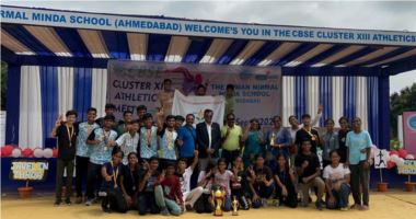 AMNS International School Shines in the CBSE Cluster XIII Athletics Meet